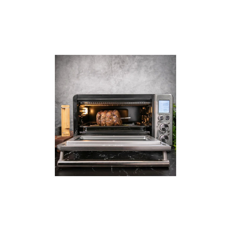 Meater 2 Plus, kabelloses Thermometer(edelstahl/holz, 75 Meter Reichweite)