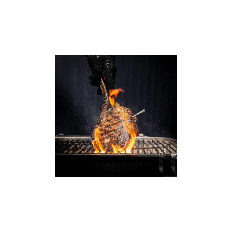 Meater 2 Plus, kabelloses Thermometer(edelstahl/holz, 75 Meter Reichweite)