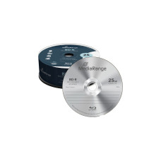 MediaRange BD-R 25 GB, Blu-ray-Rohlinge(6-fach, 25 Stück)