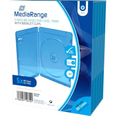 MediaRange BD Videobox Retail-Pack Single 5St, Schutzhülle(Retail)