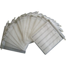 MediaRange CD/DVD-Doppelhüllen mit Koffereinsatz, Schutzhülle(weiß, 20 Stück, Retail)