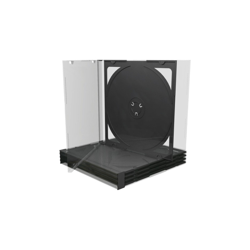 MediaRange CD/DVD Jewelcase Retail-Pack Double 5St, Schutzhülle(Retail)