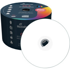 MediaRange CD-R 700 MB, CD-Rohlinge(52fach, 50 Stück, bedruckbar)