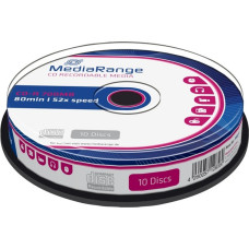 MediaRange CD-R 700 MB, CD-Rohlinge(52fach, 10 Stück)