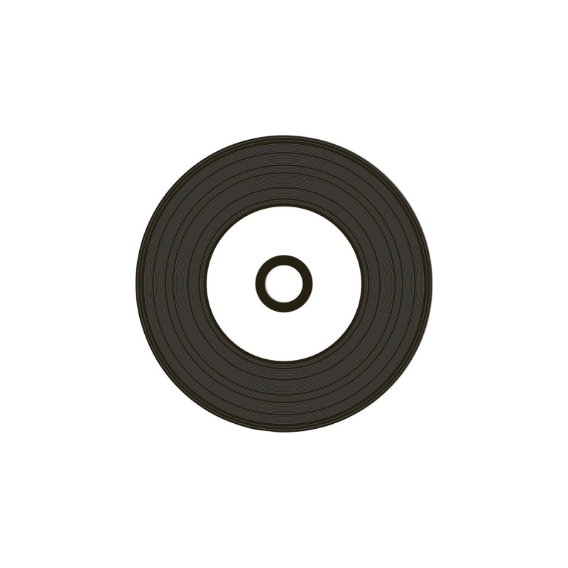 MediaRange CD-R 700 MB, CD-Rohlinge(52fach, 50 Stück, bedruckbar, Vinyl-Opt.)