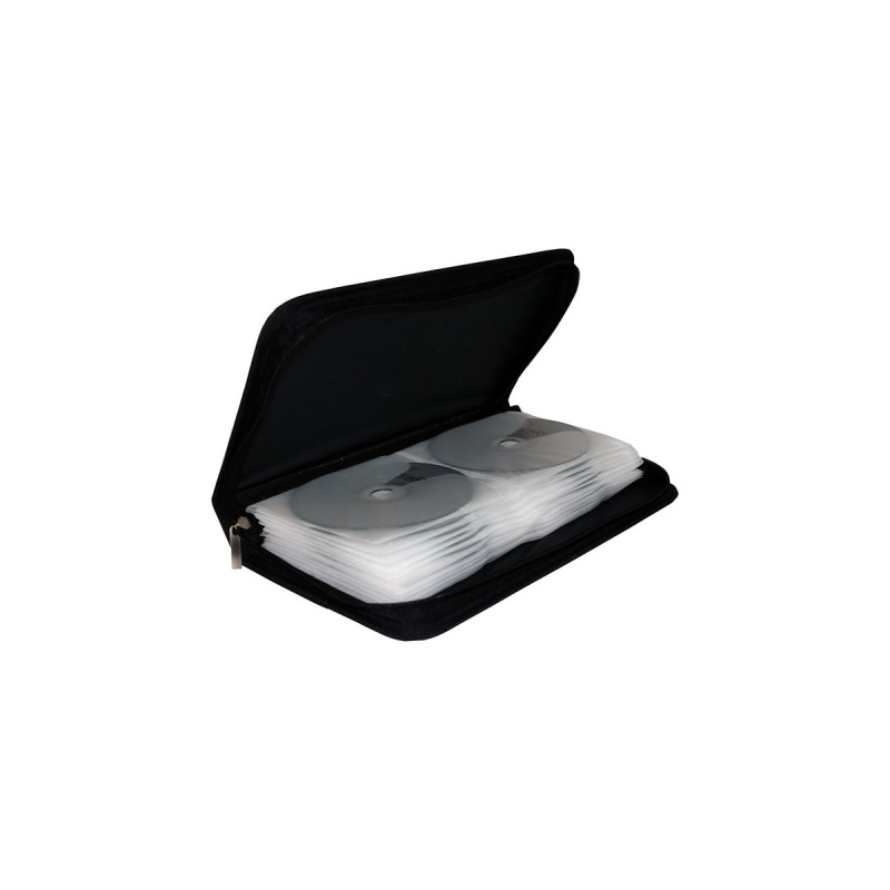 MediaRange CD Tasche 48-fach(schwarz, Bulk)