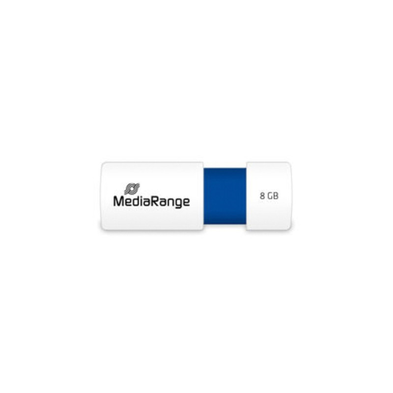 MediaRange Color Edition 8 GB, USB-Stick(weiß/blau, USB-A 2.0)