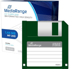 MediaRange Disketten 1,44 MB(schwarz, 10 Stück)