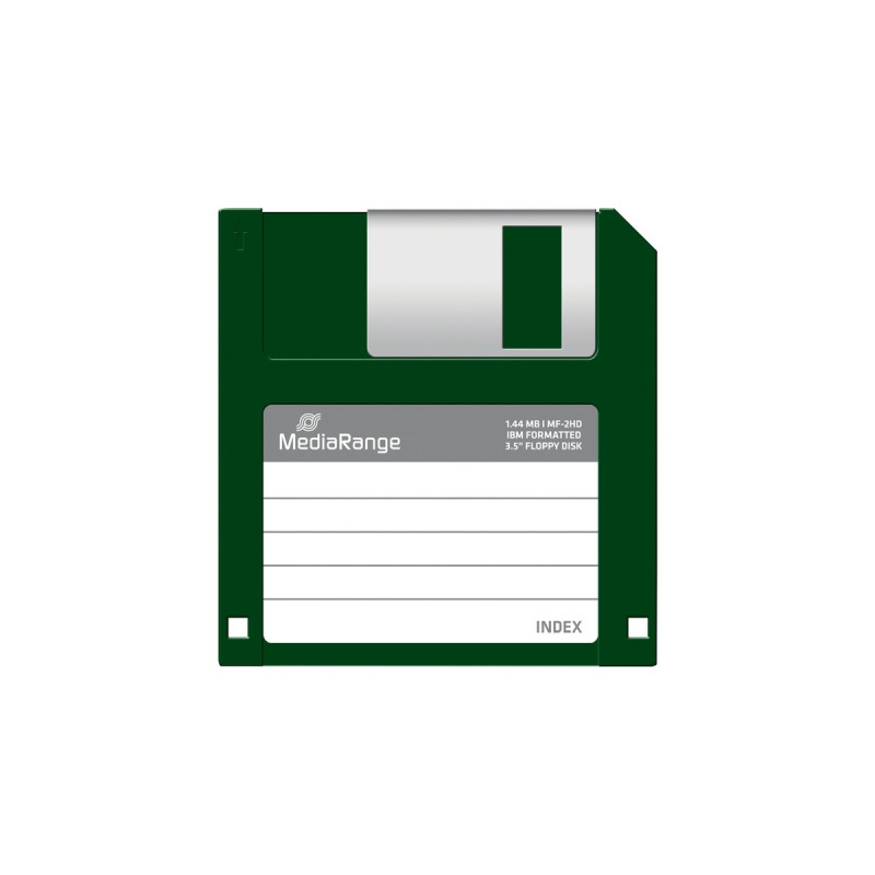 MediaRange Disketten 1,44 MB(schwarz, 10 Stück)