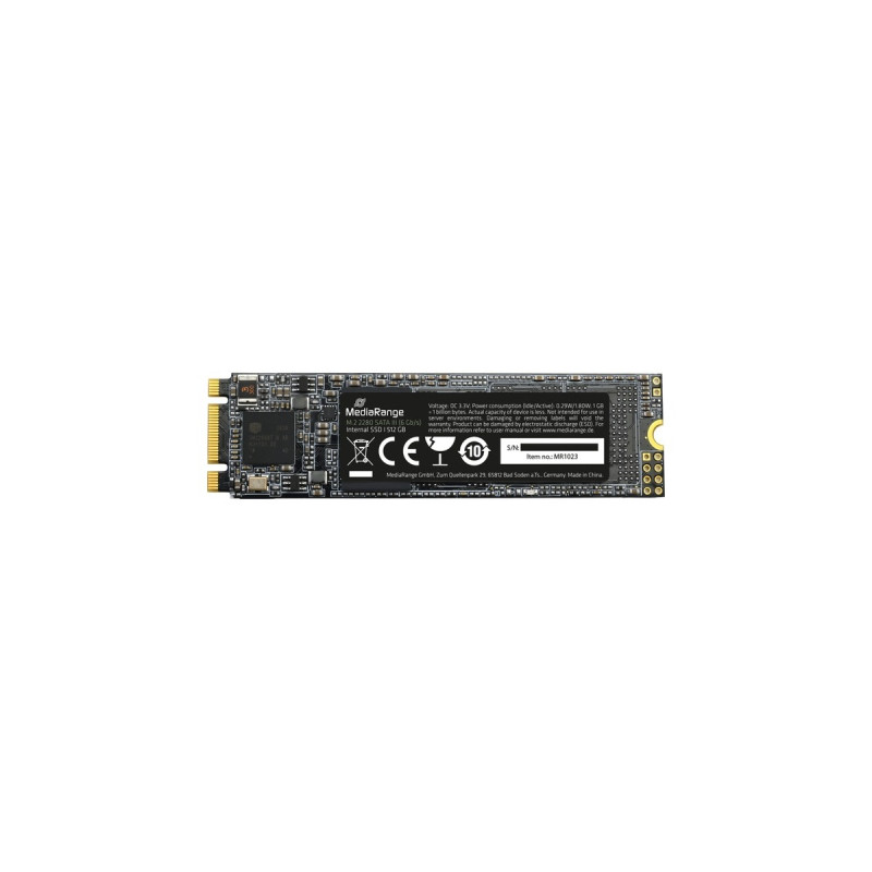 MediaRange MR1023 512 GB, SSD(SATA 6 Gb/s, M.2 2280)