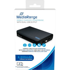 MediaRange Powerbank MR752, 8.800 mAh(schwarz)