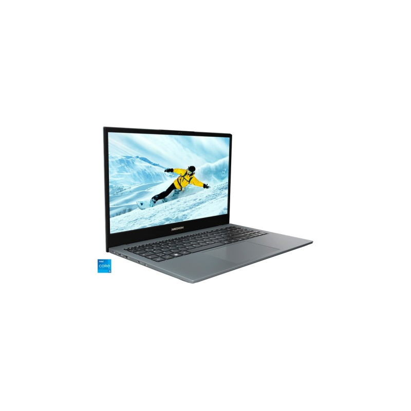 Medion AKOYA E15423 (MD62545), Notebook(grau, Windows 11 Home 64-Bit, 39.6 cm (15.6 Zoll), 512 GB SSD)