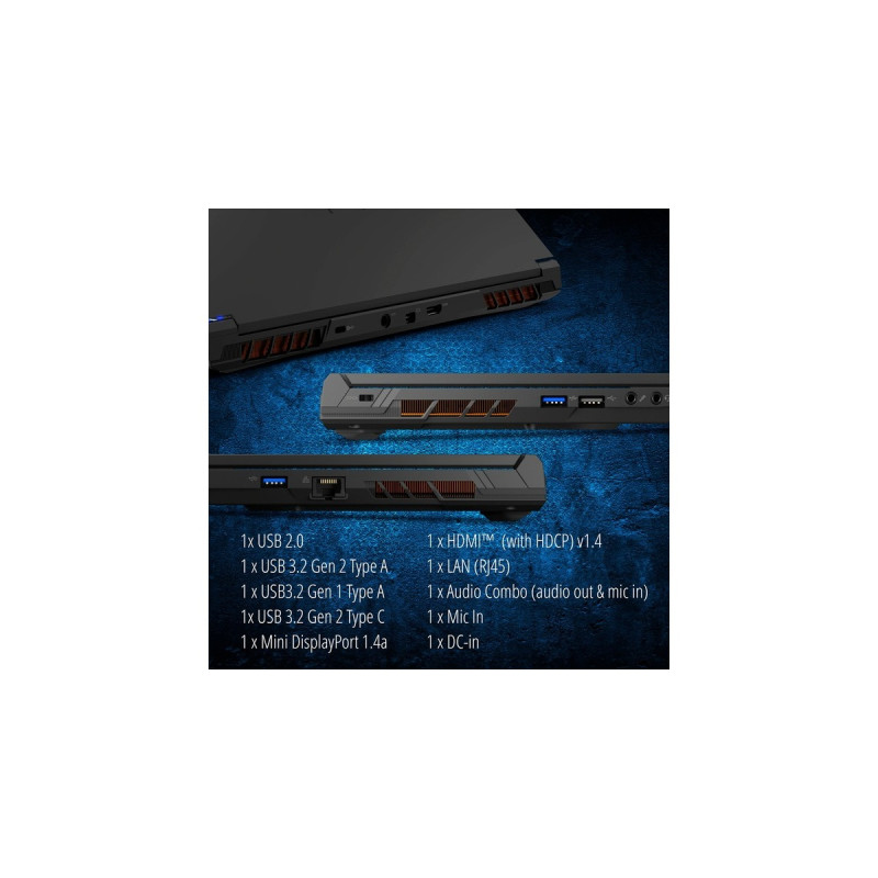 Medion ERAZER Crawler E40 (MD62518), Gaming-Notebook(Windows 11 Home 64-Bit, 39.6 cm (15.6 Zoll) & 144 Hz Display, 512 GB SSD)