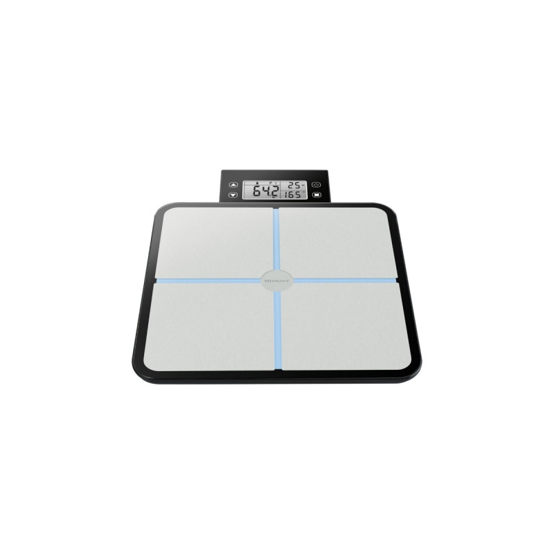 Medisana BS 460 Körperanalysewaage mit abnehmbarem Display(edelstahl/schwarz)