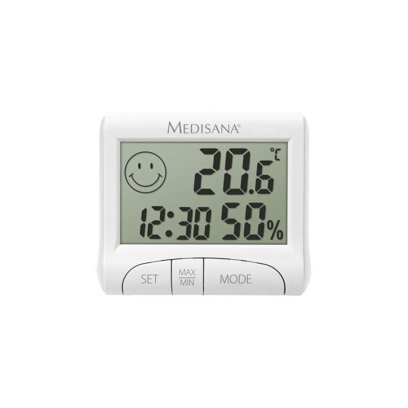Medisana Digital Thermo-Hygrometer HG 100, Tischuhr(weiß)