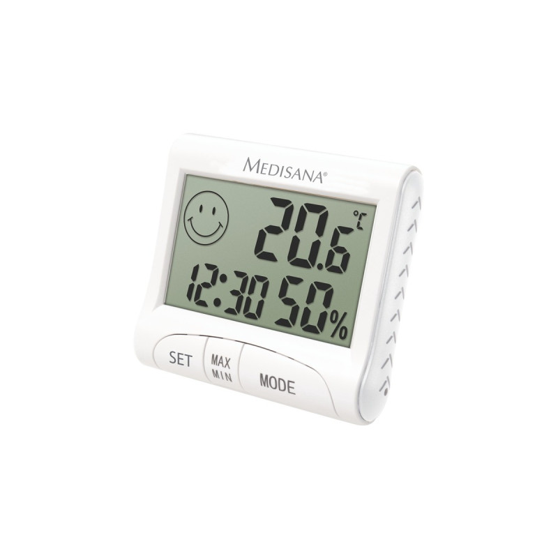Medisana Digital Thermo-Hygrometer HG 100, Tischuhr(weiß)