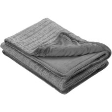 Medisana HB 680 Strick-Kuschelheizdecke(grau, 120 x 160 cm)