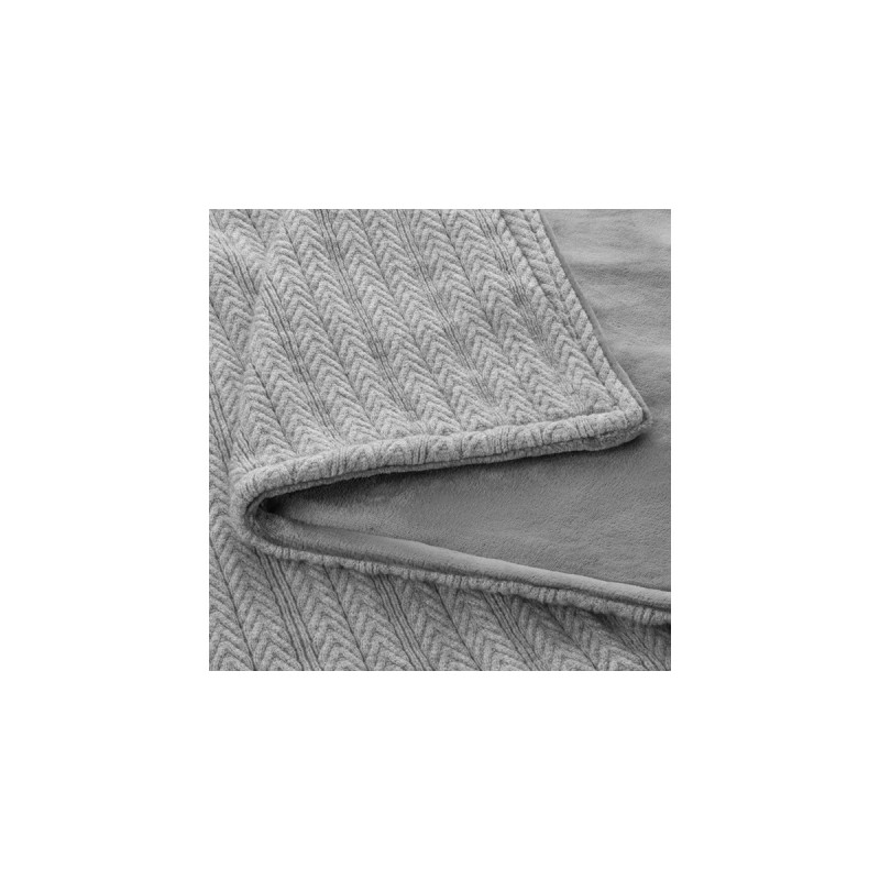 Medisana HB 680 Strick-Kuschelheizdecke(grau, 120 x 160 cm)