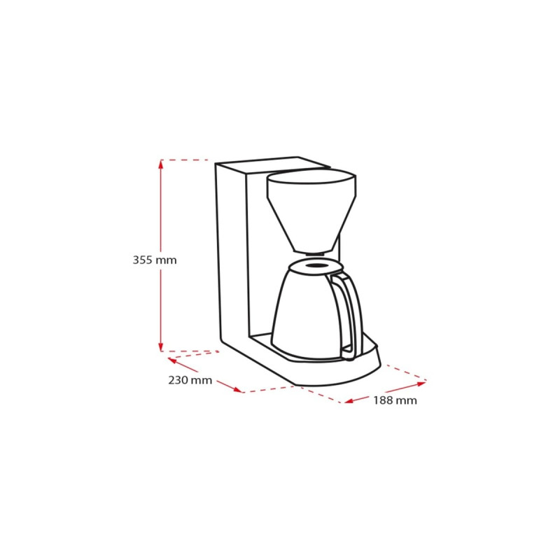 Melitta Enjoy Therm, Filtermaschine(weiß)