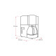 Melitta Optima Timer, Filtermaschine(schwarz/edelstahl)