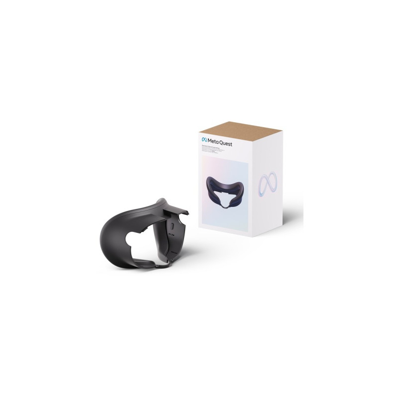 Meta Quest 3 Headset-Einlage aus Silikon, Stütze(schwarz)