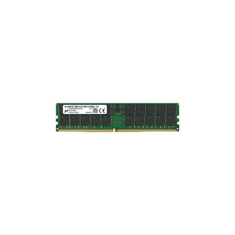 Micron DIMM 64 GB DDR5-4800, Arbeitsspeicher(grün, MTC40F2046S1RC48BA1R)