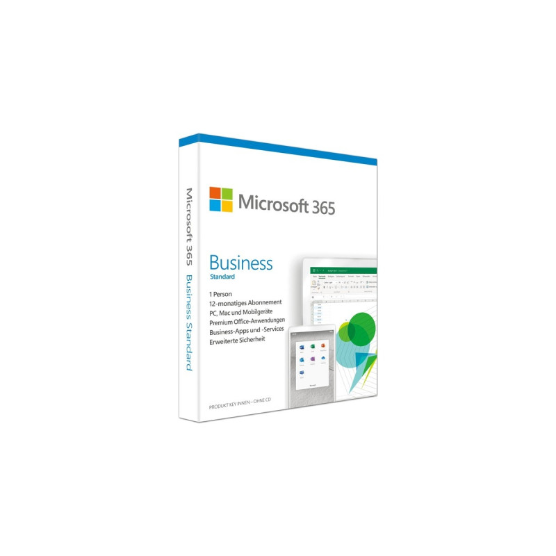 Microsoft 365 Business Standard Subscrip, Office-Software(Deutsch, 1 Jahr)