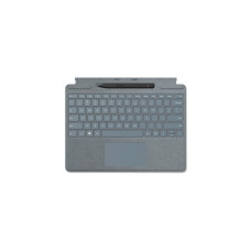 Microsoft Pro Signature Keyboard mit Slim Pen 2, Tastatur(platin, DE-Layout, für Surface Pro 9, Surface Pro 8 und Surface Pro X)