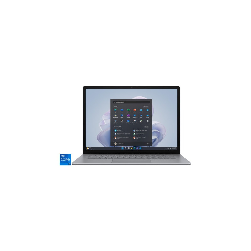 Microsoft Surface Laptop 5 Commercial, Notebook(platin, Windows 11 Pro, 256GB, i7, 34.3 cm (13.5 Zoll), 256 GB SSD)