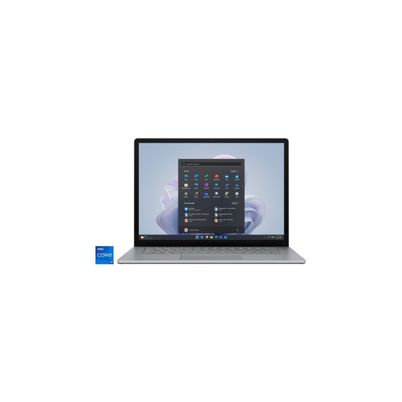 Microsoft Surface Laptop 5 Commercial, Notebook(platin, Windows 11 Pro, 256GB, i7, 38.1 cm (15 Zoll), 256 GB SSD)