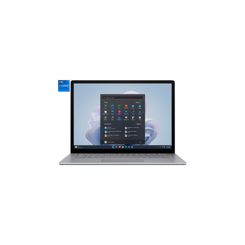 Microsoft Surface Laptop 5 Commercial, Notebook(platin, Windows 11 Pro, 256GB, i7, 38.1 cm (15 Zoll), 256 GB SSD)