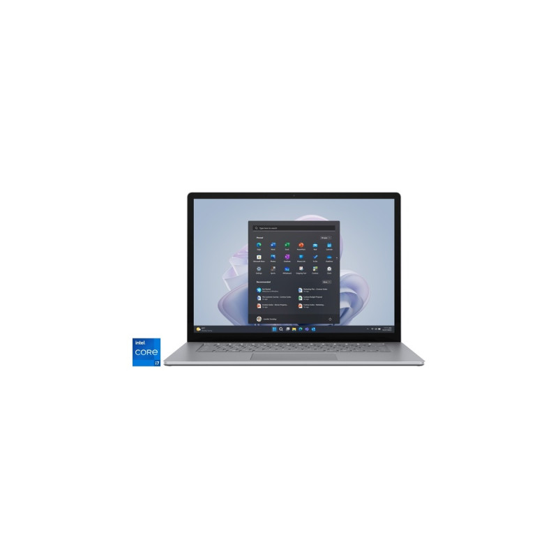 Microsoft Surface Laptop 5 Commercial, Notebook(platin, Windows 11 Pro, 512GB, i7, 38.1 cm (15 Zoll), 512 GB SSD)