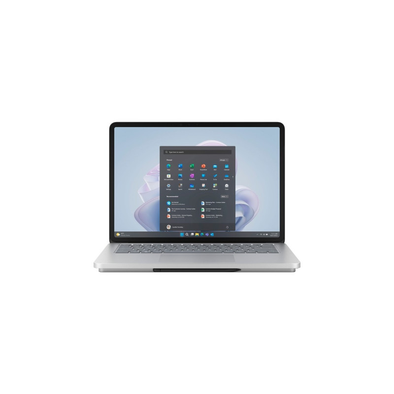 Microsoft Surface Laptop Studio 2 Commercial, Notebook(platin, Windows 11 Pro, 512GB, i7, 36.6 cm (14.4 Zoll) & 120 Hz Display, 512 GB SSD)