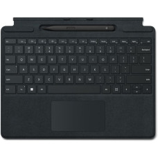 Microsoft Surface Pro Signature Keyboard, Tastatur(schwarz, DE-Layout, für Surface Pro 9, Pro 8 und Pro X, inkl. Surface Slim Pen 2)
