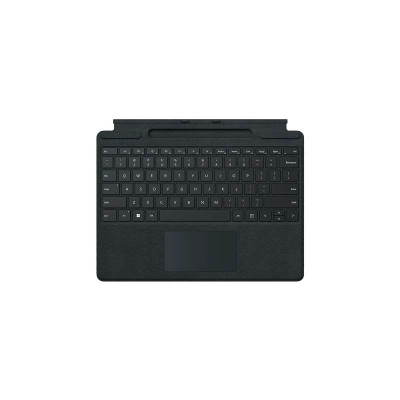 Microsoft Surface Pro Signature Keyboard, Tastatur(schwarz, DE-Layout, für Surface Pro 9, Pro 8 und Pro X)
