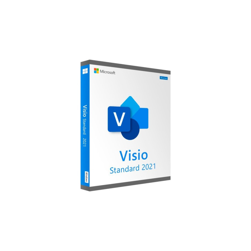Microsoft Visio Professional 2021, Office-Software(Deutsch, Keycard)