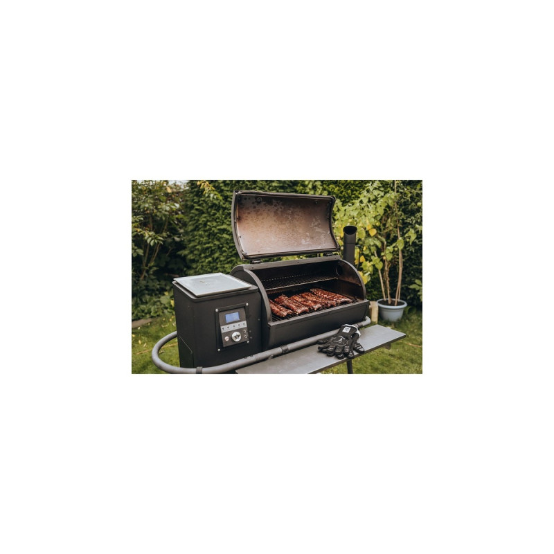 Moesta BBQ Ablagebrett PaperPlank CLINTON, für Sheriff Pelletgrill 19884(schwarz)