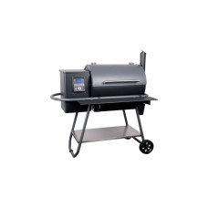 Moesta Sheriff Pelletgrill, inkl. Frontablage PaperPlank black und Haken(schwarz)