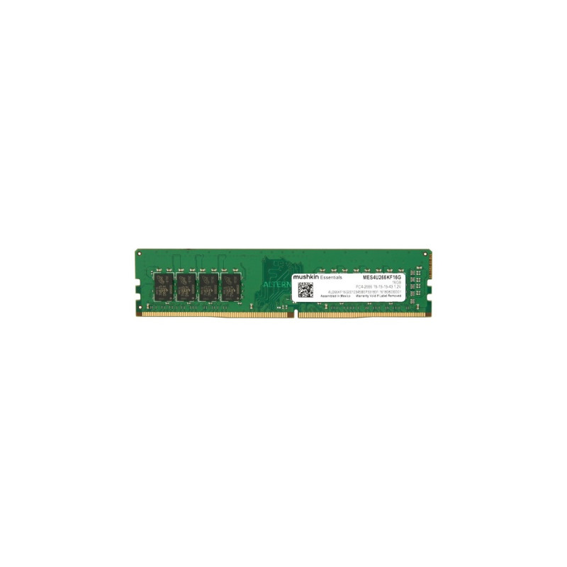 Mushkin DIMM 16 GB DDR4-2666, Arbeitsspeicher(MES4U266KF16G, Essentials)