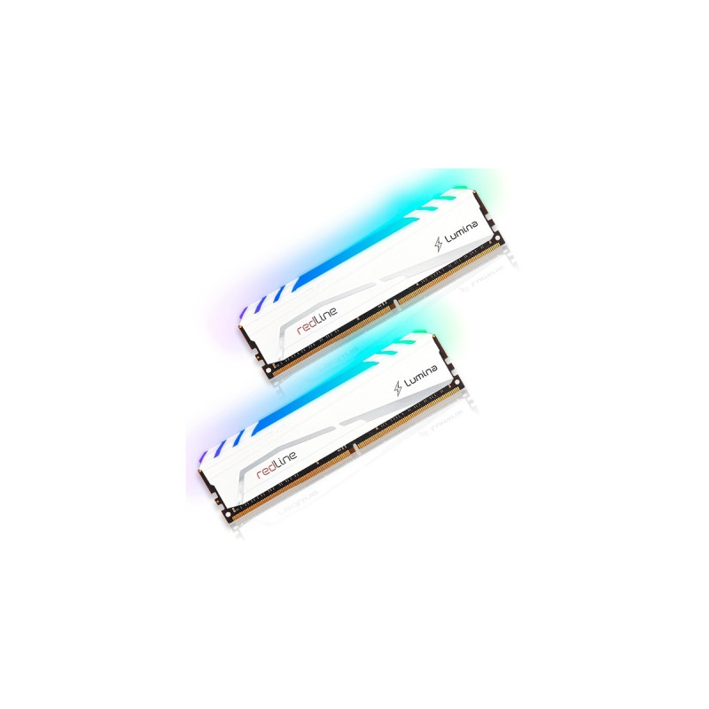 Mushkin DIMM 16 GB DDR4-3200 (2x 8 GB) Dual-Kit, Arbeitsspeicher(weiß, MLB4C320EJJP8GX2, Redline Lumina White, INTEL XMP)