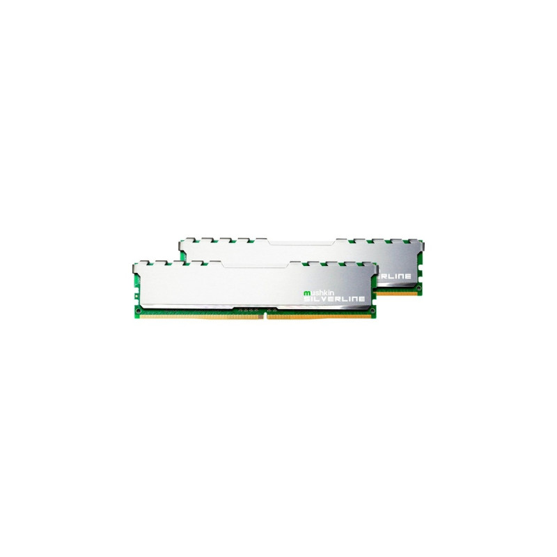 Mushkin DIMM 32 GB DDR4-2400 (2x 16 GB) Dual-Kit, Arbeitsspeicher(MSL4U240HF16GX2, Silverline)