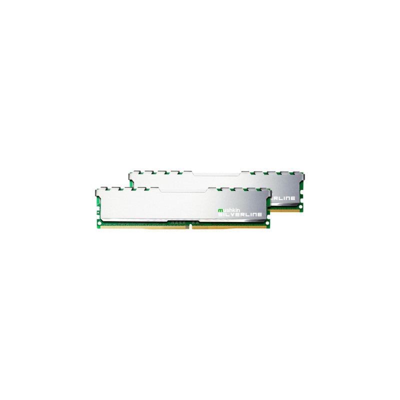 Mushkin DIMM 32 GB DDR4-2666 (2x 16 GB) Dual-Kit, Arbeitsspeicher(MSL4U266KF16GX2, Silverline)