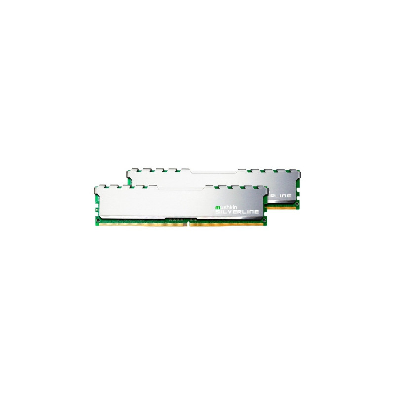 Mushkin DIMM 32 GB DDR4-2666 (2x 16 GB) Dual-Kit, Arbeitsspeicher(MSL4U266KF16GX2, Silverline)