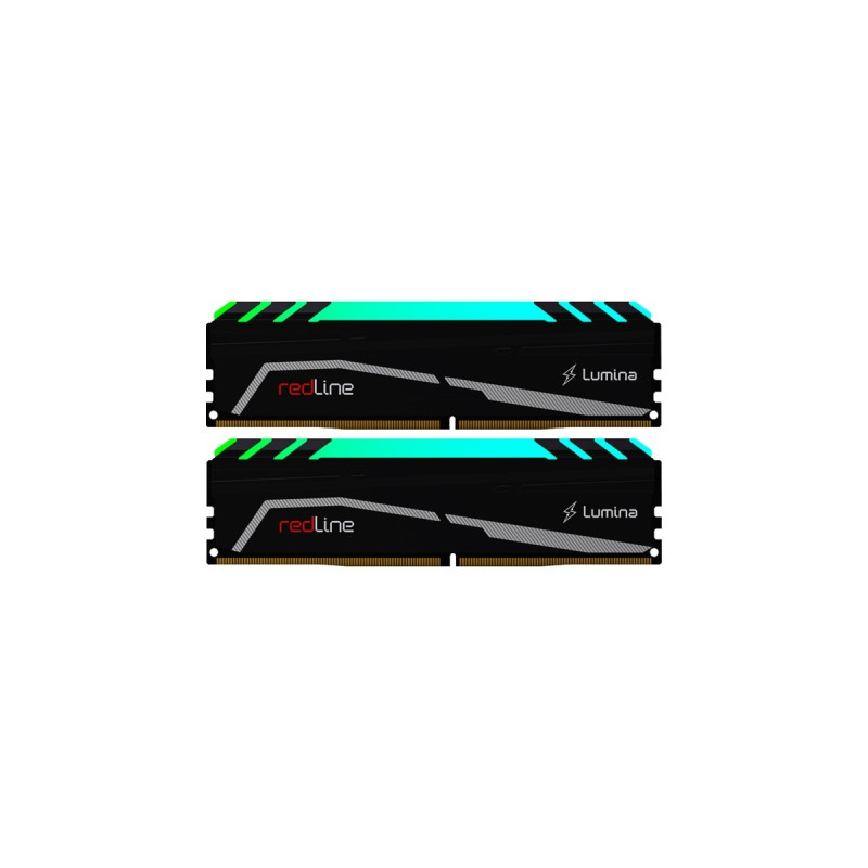 Mushkin DIMM 64 GB DDR4-3200 (2x 32 GB) Dual-Kit, Arbeitsspeicher(schwarz, MLA4C320GJJM32GX2, Redline Lumina RGB, INTEL XMP)