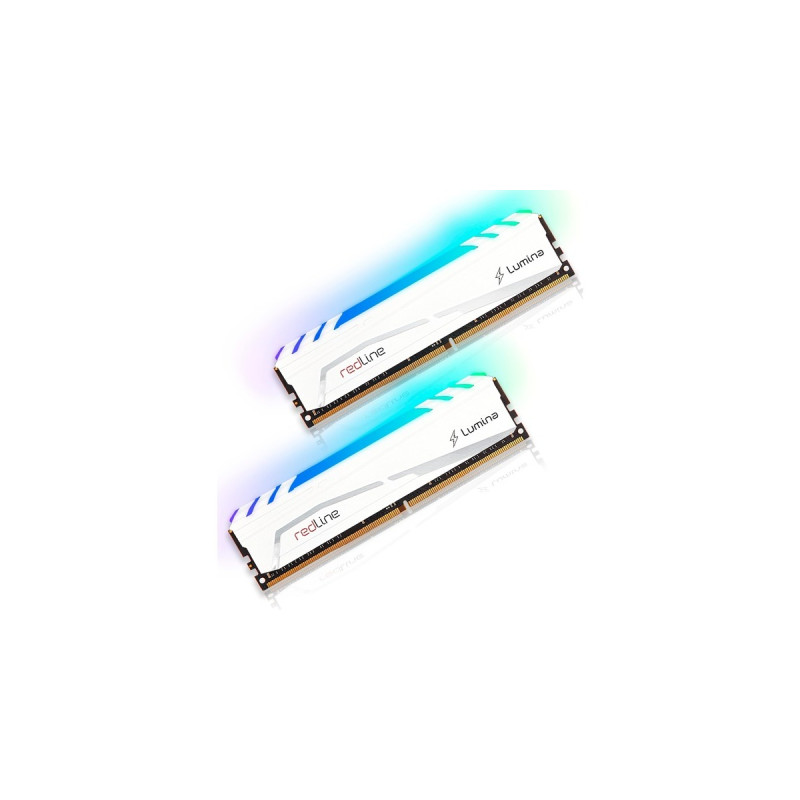 Mushkin DIMM 64 GB DDR4-3200 (2x 32 GB) Dual-Kit, Arbeitsspeicher(weiß, MLB4C320EJJP32GX2, Redline Lumina White, INTEL XMP)