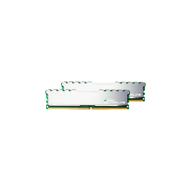 Mushkin DIMM 64 GB DDR4-3200 (2x 32 GB) Dual-Kit, Arbeitsspeicher(silber, MSL4U320NF32GX2, Silverline)