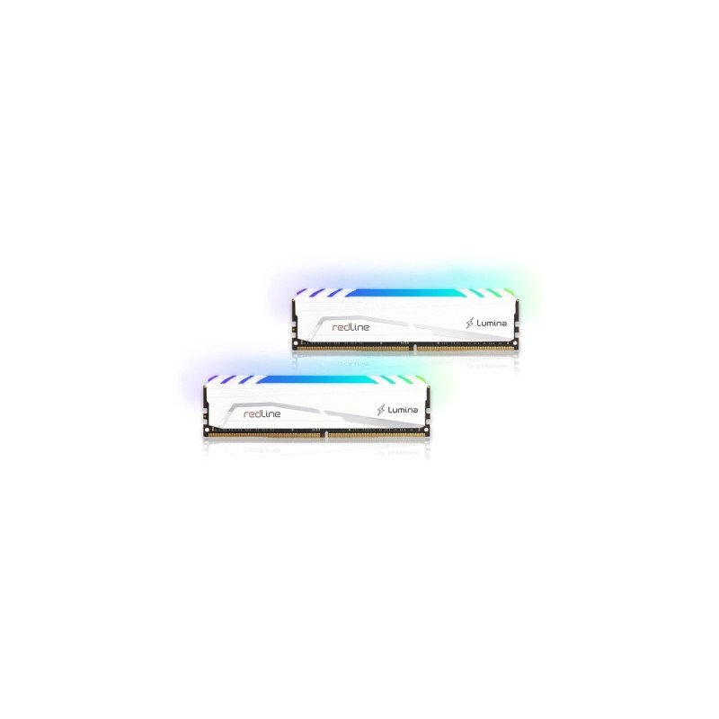 Mushkin DIMM 64 GB DDR4-3600 (2x 32 GB) Dual-Kit, Arbeitsspeicher(weiß, MLB4C360GKKP32GX2, Redline Lumina, INTEL XMP)