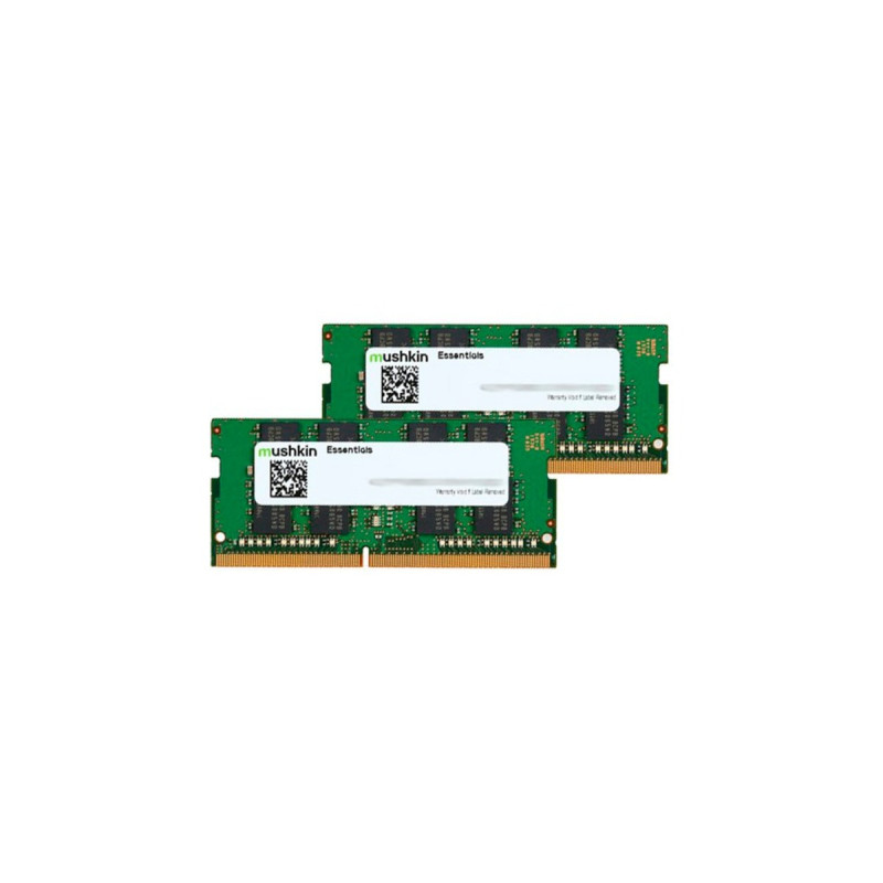 Mushkin SO-DIMM 32 GB DDR4-2400 (2x 16 GB) Dual-Kit, Arbeitsspeicher(MES4S240HF16GX2, Essentials)