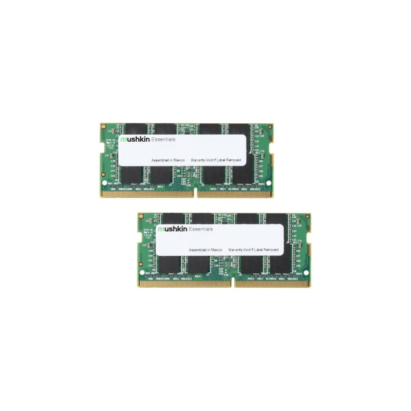 Mushkin SO-DIMM 64 GB DDR4-2666 (2x 32 GB) Dual-Kit, Arbeitsspeicher(MES4S266KF32GX2, Essentials)
