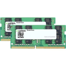 Mushkin SO-DIMM 64 GB DDR4-2933 (2x 32 GB) Dual-Kit, Arbeitsspeicher(MES4S293MF32GX2, Essentials)